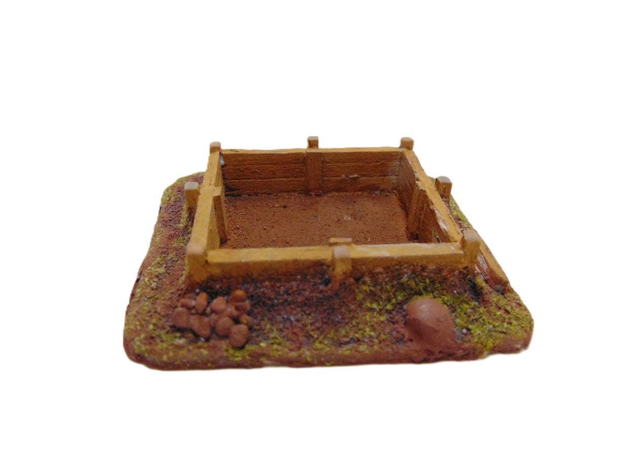 15mm 1:100 WOOD LINED RIFLE PIT # 2