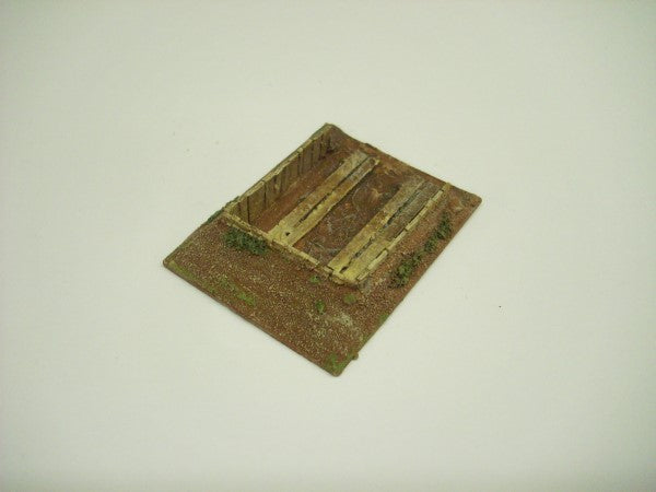 15mm 1:100 scale EARTH & TIMBER FIELD GUN BERM # 2
