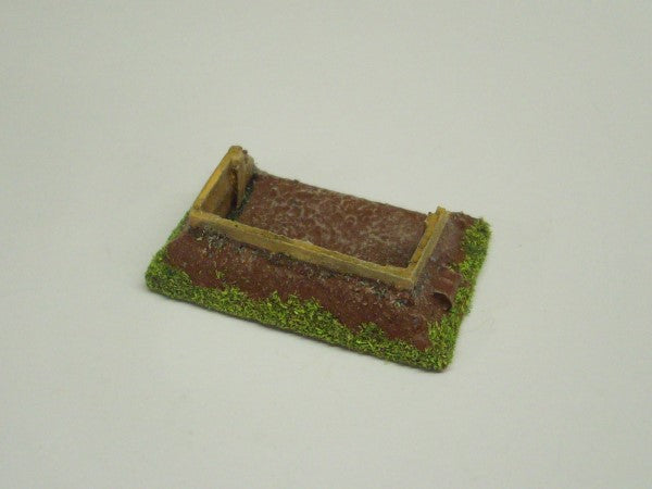 15mm 1:100 scale EARTH & TIMBER INFANTRY BERM