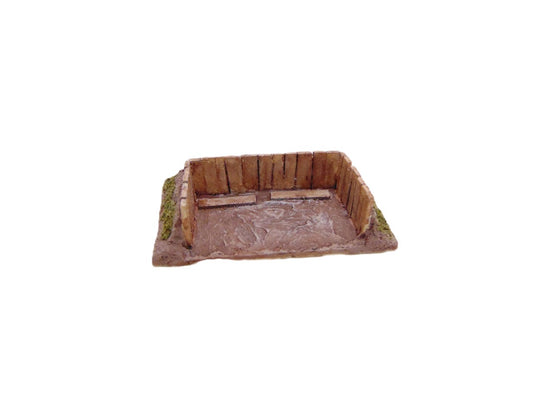 15mm 1:100 scale EARTH & TIMBER INFANTRY BERM