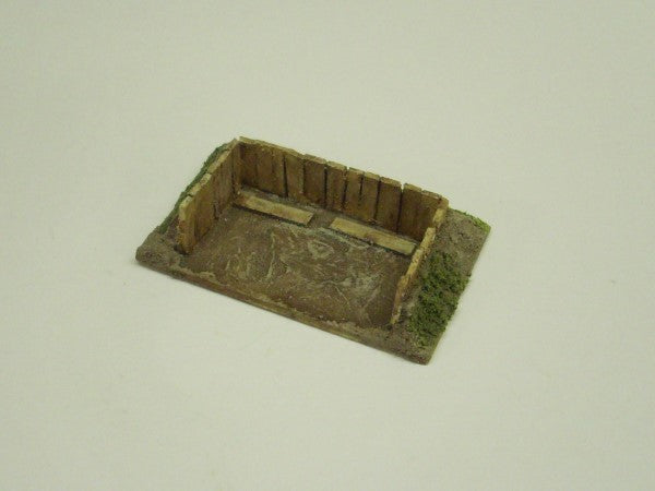 15mm 1:100 scale EARTH & TIMBER INFANTRY BERM