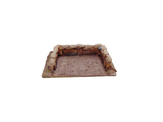 15mm 1:100 scale EARTH & TIMBER INFANTRY BERM