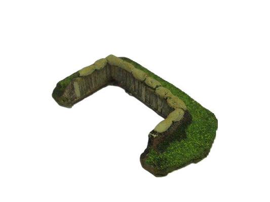 15mm 1:100 scale  SHORED UP BERM/EARTHWORK