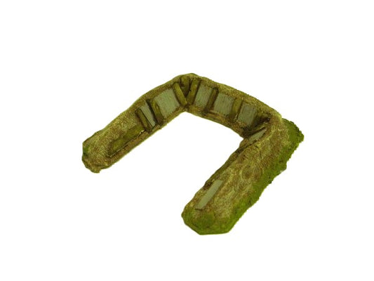 15mm 1:100 scale 'U' SHAPE EARTHWORK OR BERM