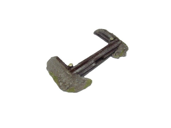 15mm 1:100 scale LOG REINFORCED MG POST
