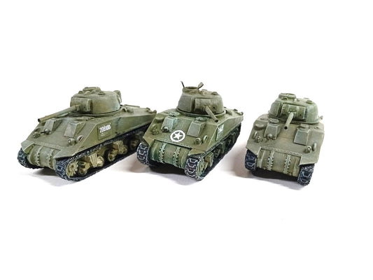 28mm (1:56) BATTLEPACK M4A4 SHERMAN X 3