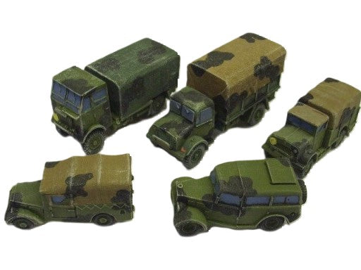 1:72 5 PIECE WW2 BRITISH ARMY SOFSKIN BUNDLE