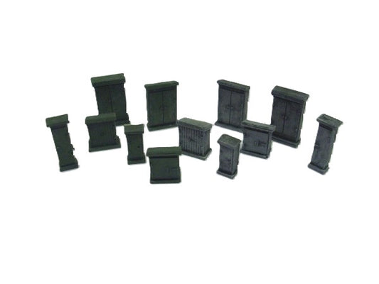 1:76 RELAY CABINET SET  x 12