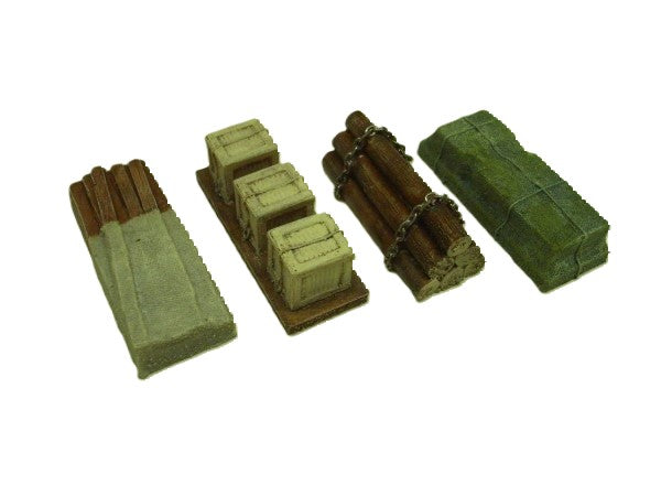1:76 RAILWAY WAGON LOAD 'b' x 4