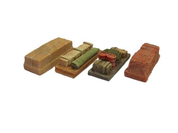 1:76 RAILWAY WAGON LOAD 'c' x 4