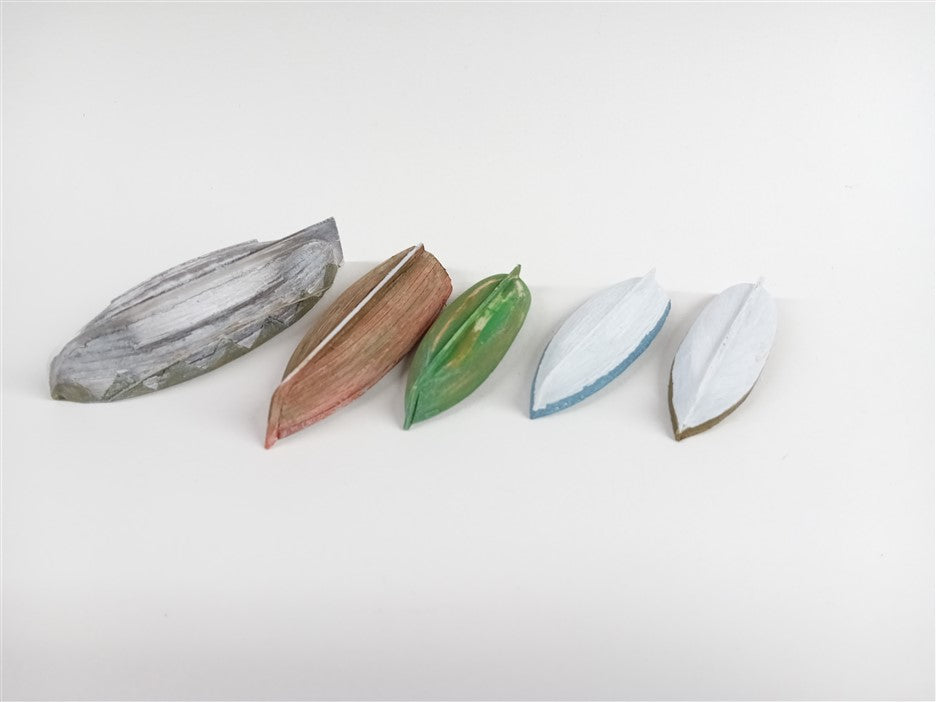 1:76 FULL HULLED SMALL BOAT PACK of 5