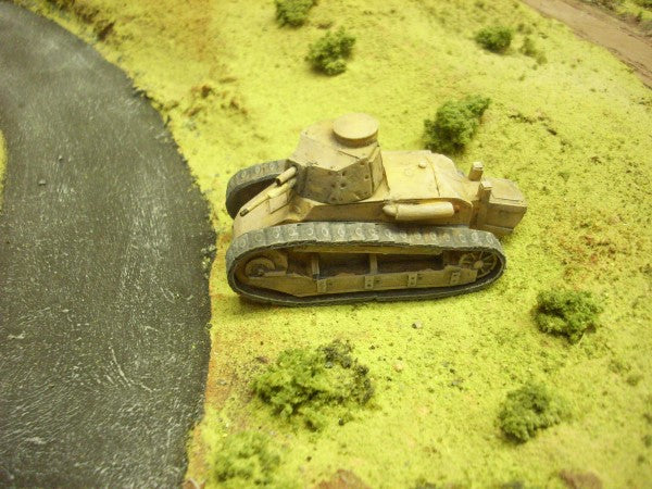 28mm 37 MM GUN TURRET FOR FIAT 3000