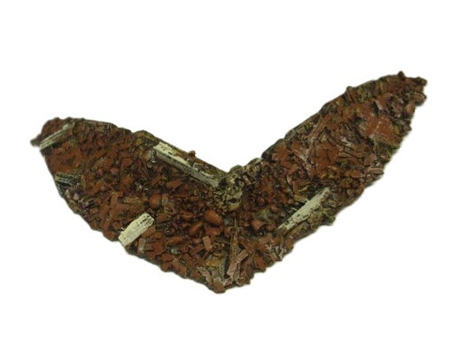 28mm  RUBBLE PILE. RIGHT ANGLE FOR BUILDING