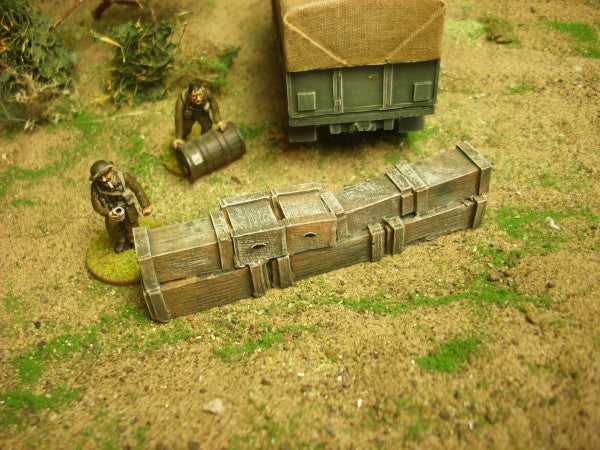 28mm AMMO OR WEAPON BOXES BARRICADE
