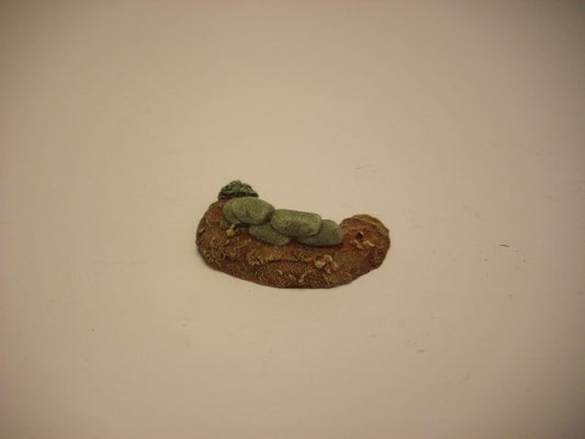 28mm RIFLE PIT/FOX HOLE WITH 5 SANDBAGS