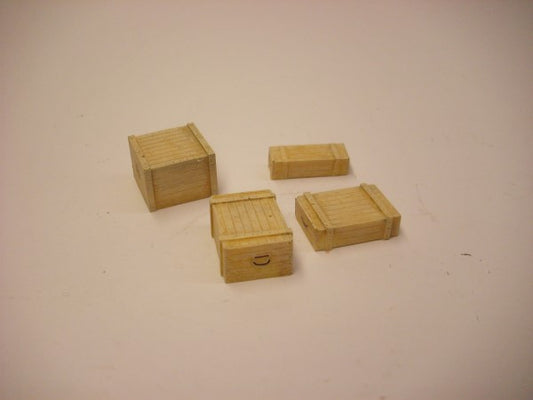 28mm  WOODEN SUPPLY CRATES (pack of 8)