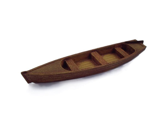 28mm SKIFF WOODEN HULLED BOAT.
