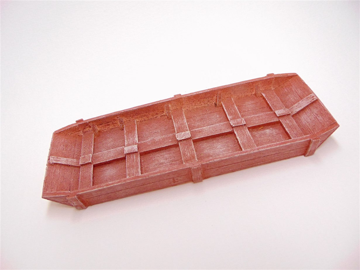 28mm WOODEN BARGE or PONTOON BOAT