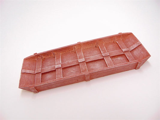 28mm  WOODEN BARGE or PONTOON BOAT