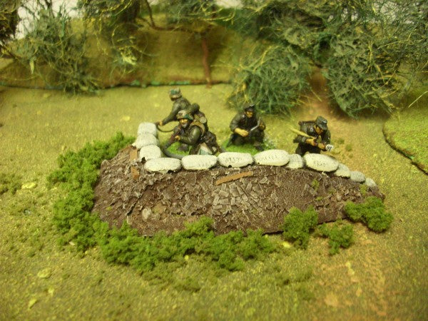 28mm SANDBAG AND EARTHWORK CORNER