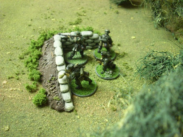 28mm SANDBAG AND EARTHWORK CORNER