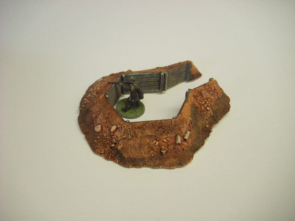 28mm WOOD LINED MORTAR PIT