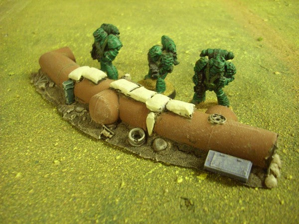 28mm STEEL PIPES ROAD BLOCK
