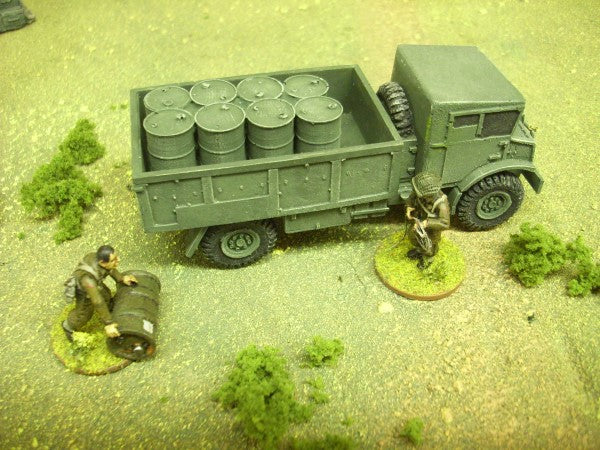 28mm 1:48 40GAL OIL DRUM SET
