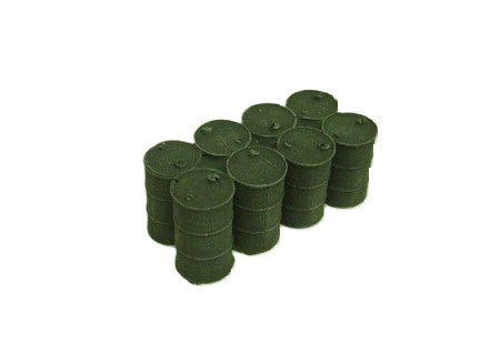 28mm 1:48 scale 8 OIL DRUMS
