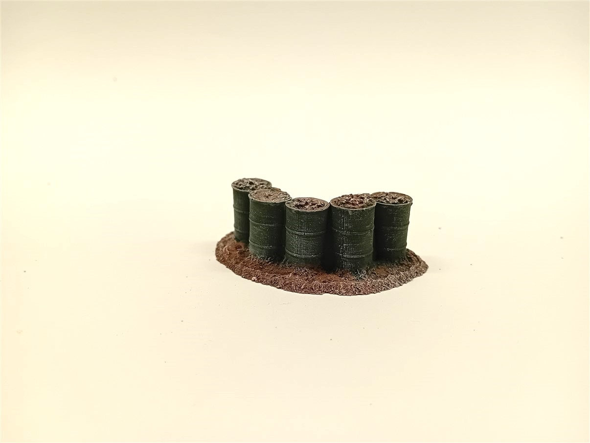 28mm 1:48 scale OIL DRUM CHECKPOINT