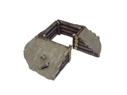 28mm  SMALL SQUARE LOG BUNKER