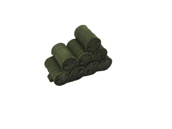 28mm 1:48 STACKED OIL DRUMS