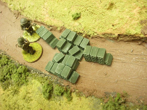 28mm AMMO BOX PILES x 4