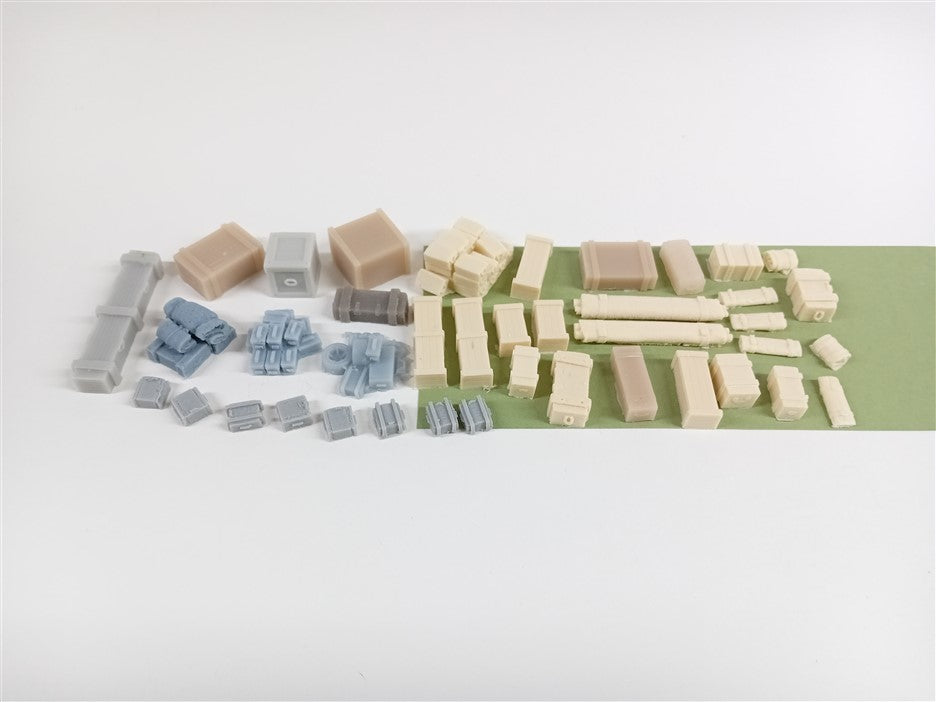 28mm (1:56) VEHICLE STOWAGE AND SPARES SET. 40pc