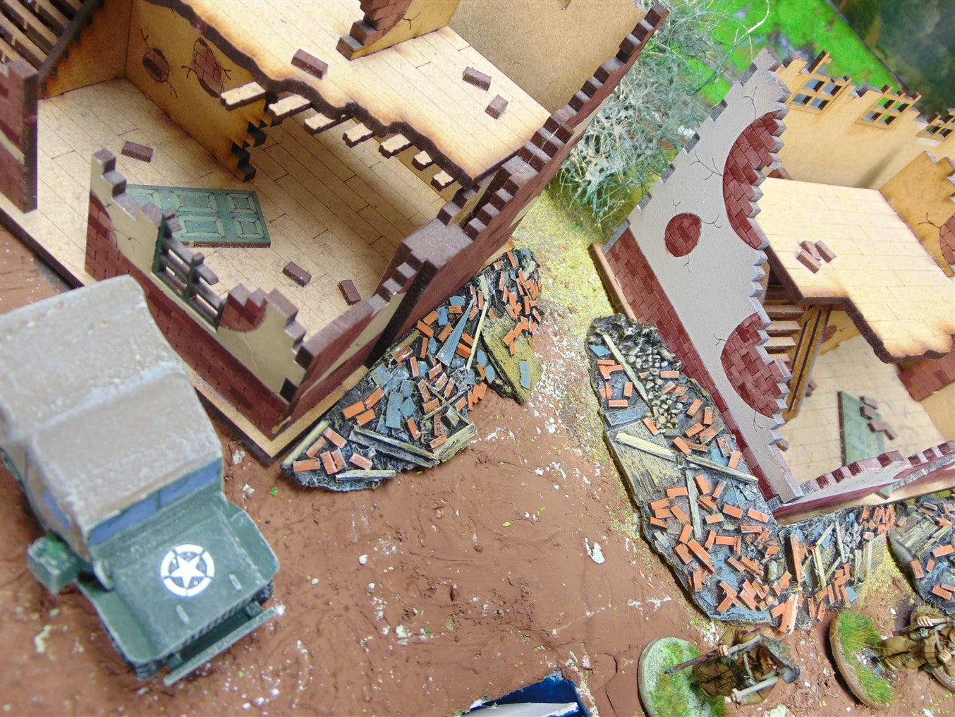 28mm RUBBLE PILE FOR BUILDINGS