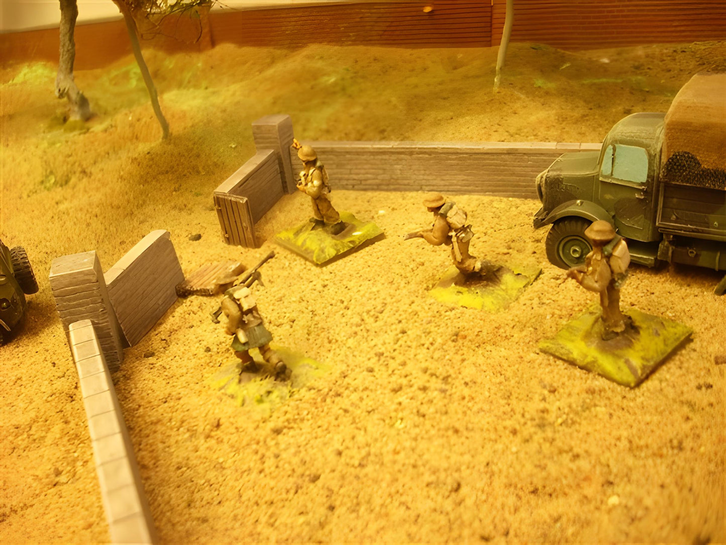 1:76 STONE WALL + DOUBLE GATE