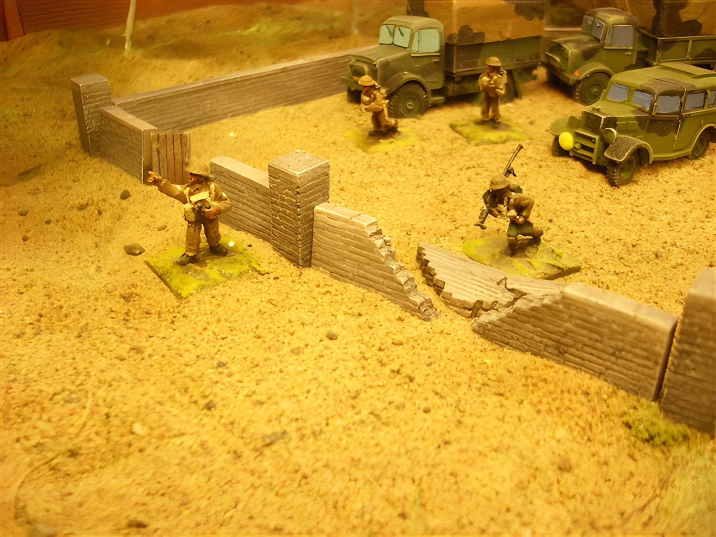 1:76 STONE WALL COLUMN x 6