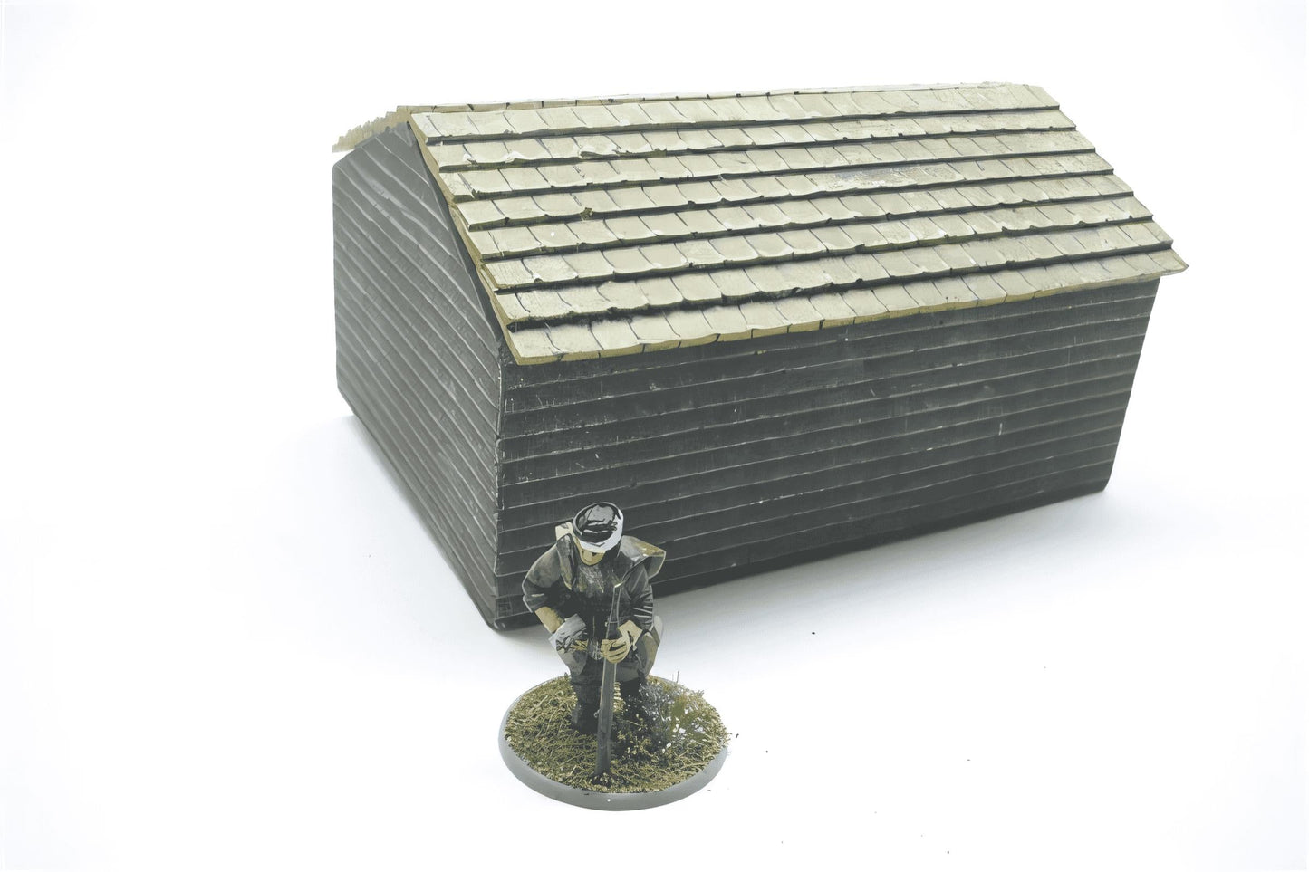 28mm TILED ROOF SECTIONS x 2
