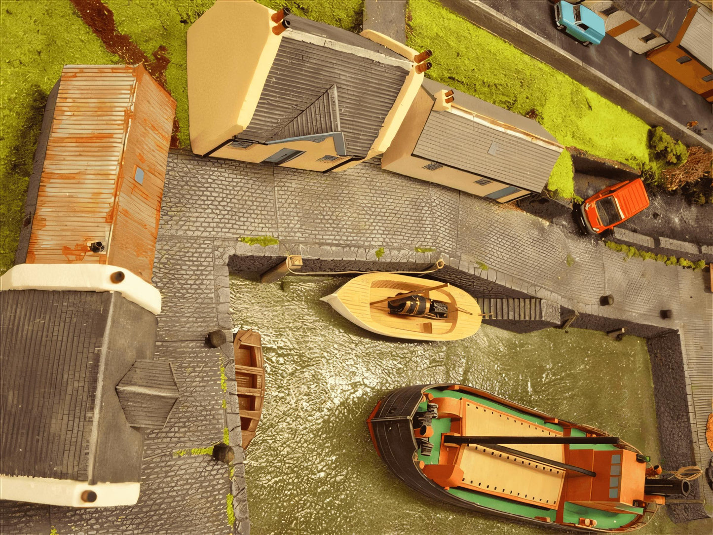 1:76 CLYDE PUFFER WATERLINE MODEL