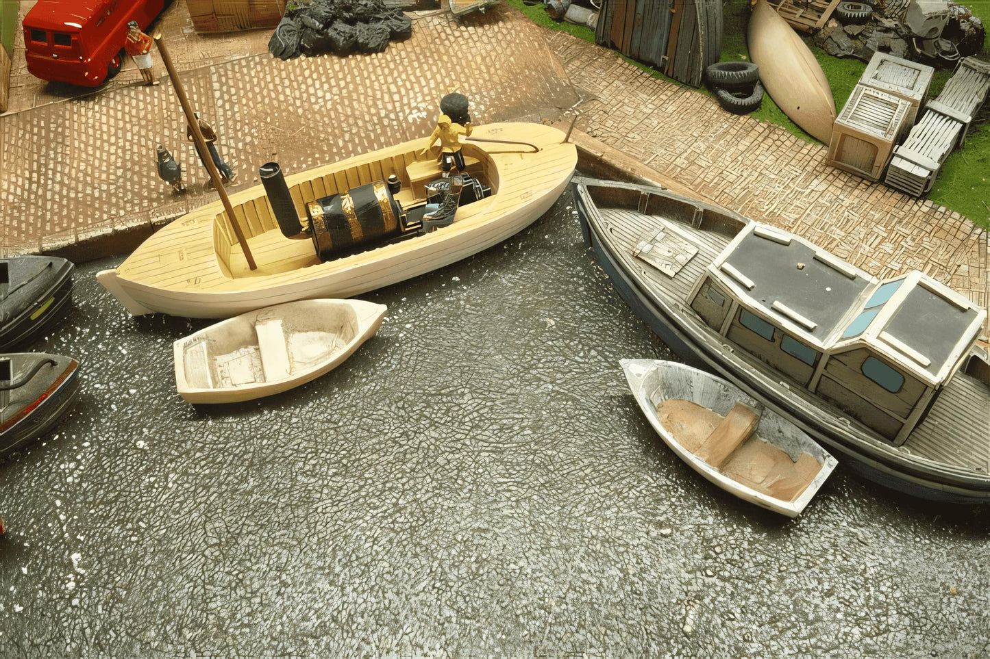 1:76 DINGHY x 2