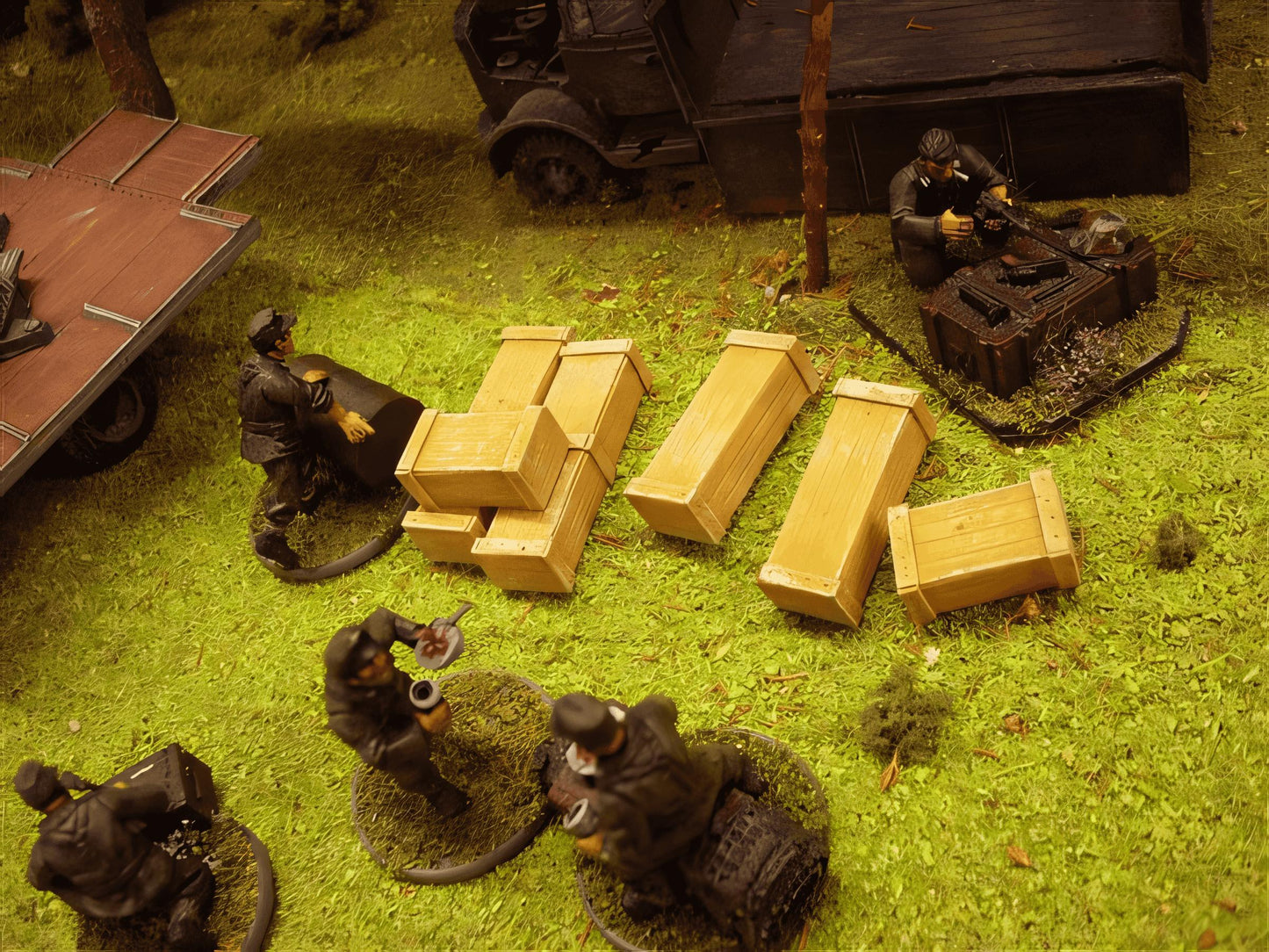 28mm AMMO/ WEAPON BOXES x 6