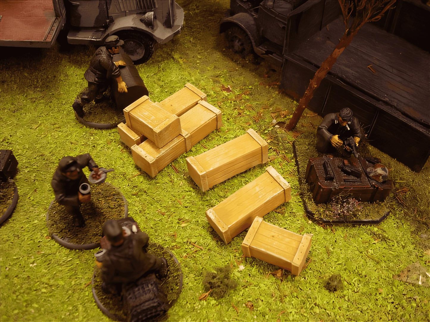 28mm AMMO/ WEAPON BOXES x 6