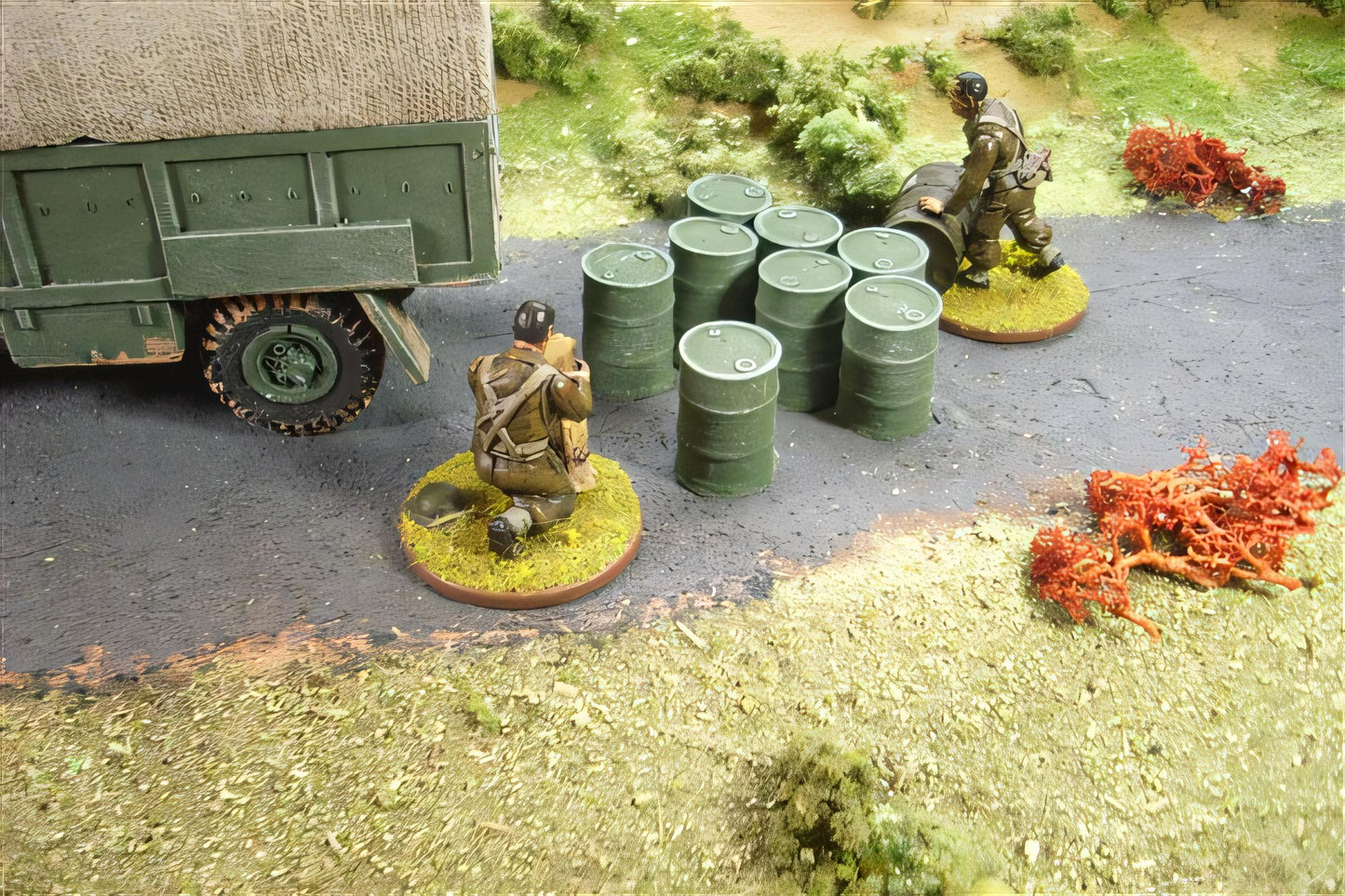 28mm44GAL OIL DRUMS x 8