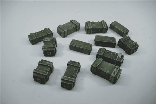 28mm AMMO BOXES x 12