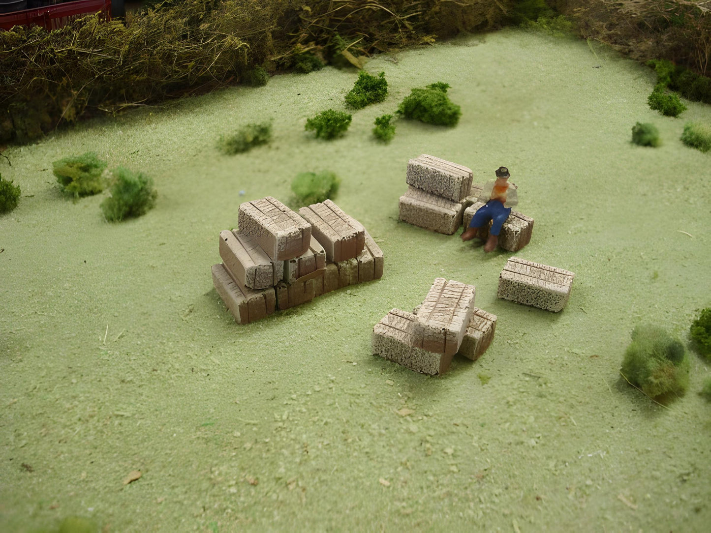 1:76 STRAW BALES x 16