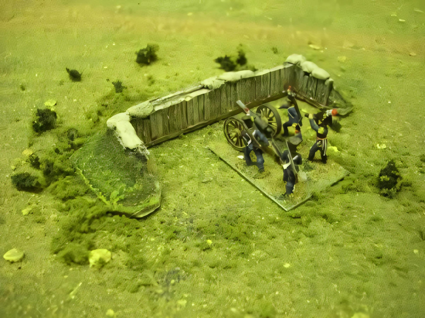 15mm 1:100 scale LONG SHORED UP EARTHWORK
