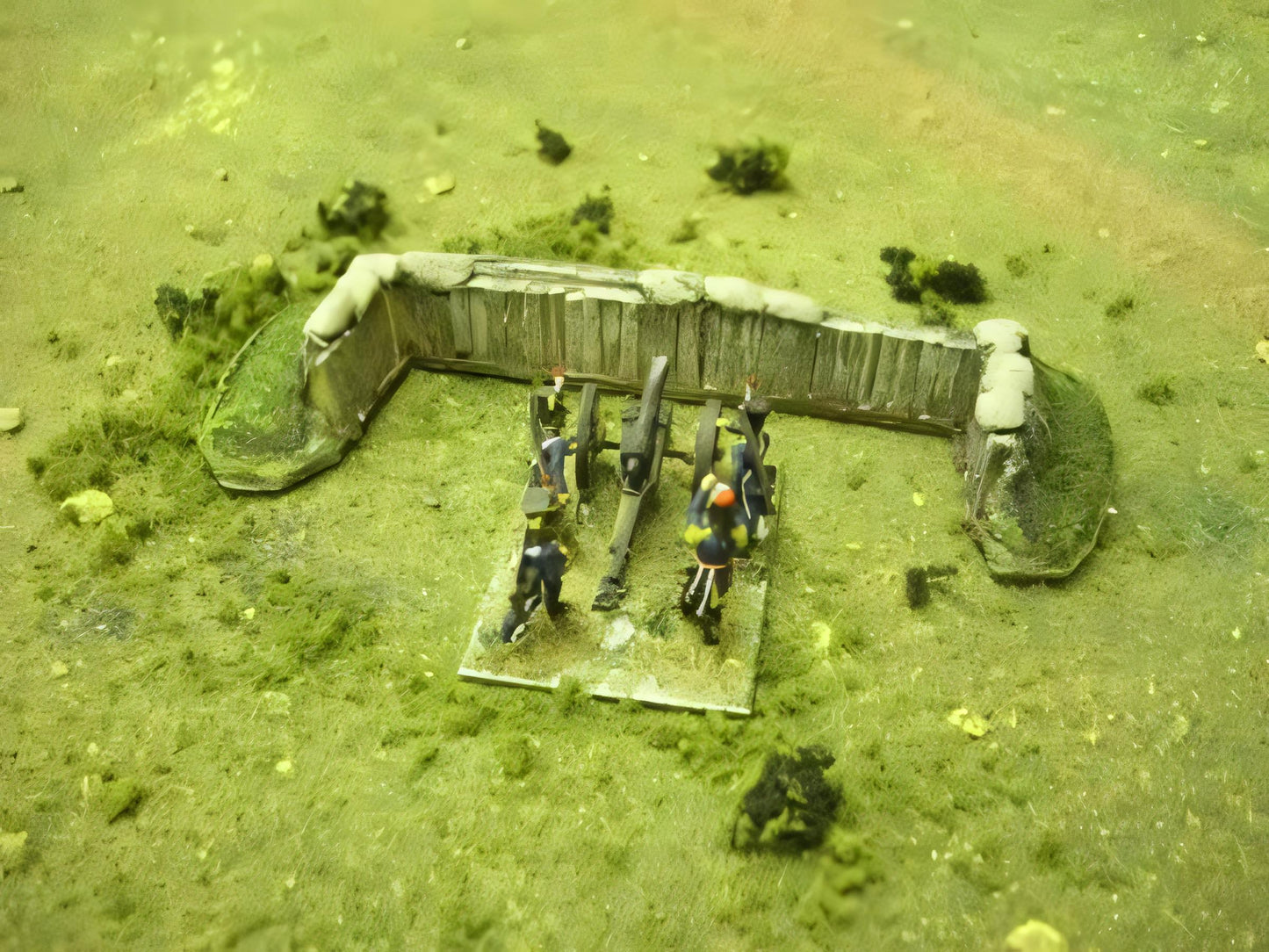 15mm 1:100 scale LONG SHORED UP EARTHWORK