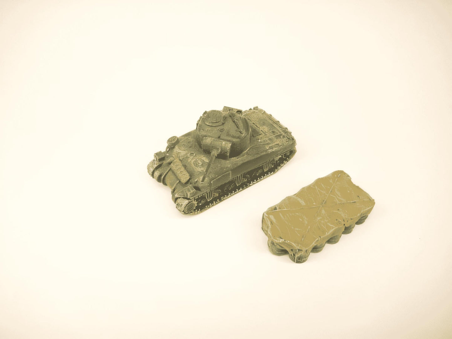 15mm 1:100 scale TARP COVERED 44GAL OIL DRUMS 3pack.
