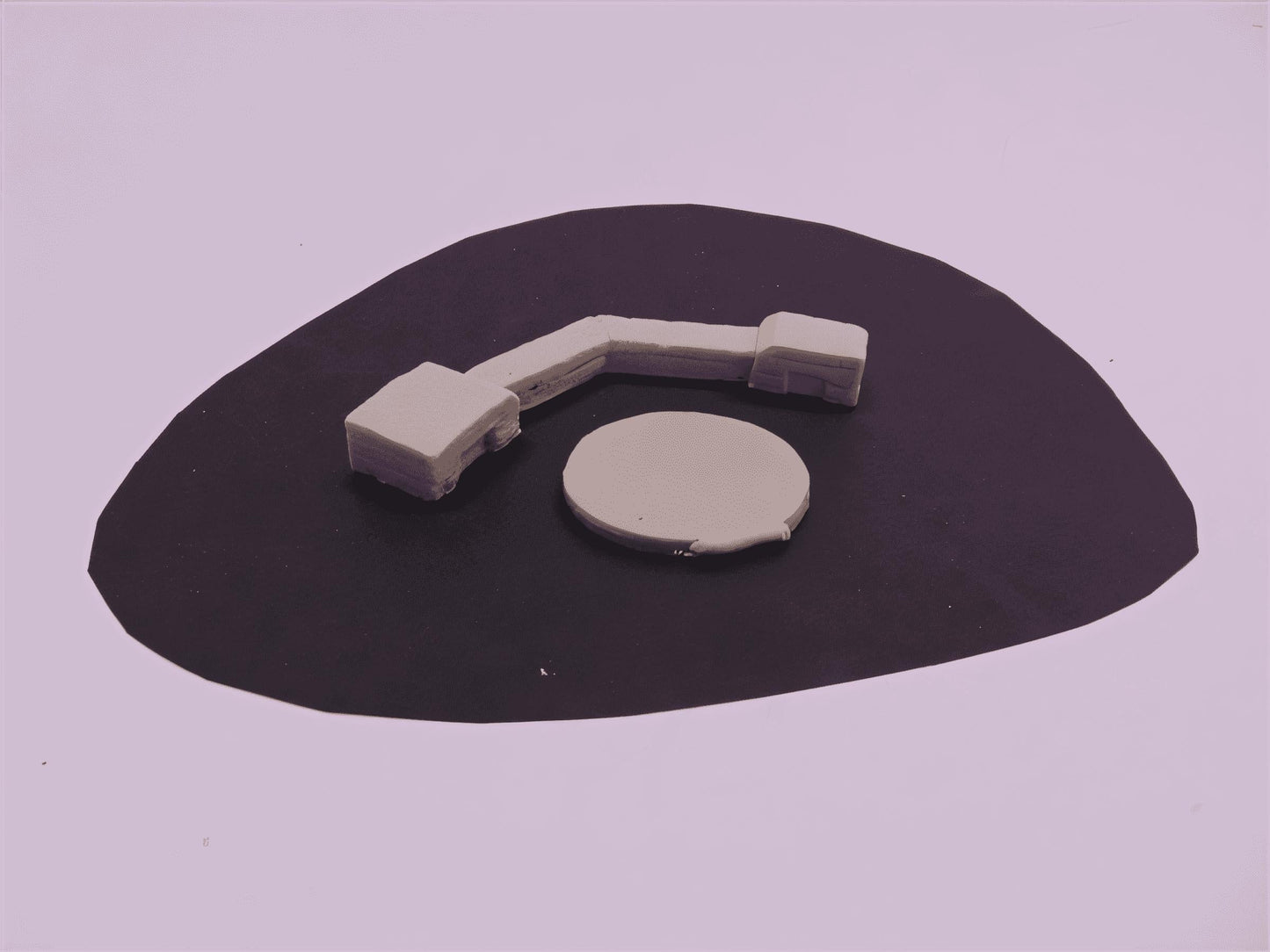 15mm 1:100 scale COASTAL GUN EMPLACEMENT (pack of 2)