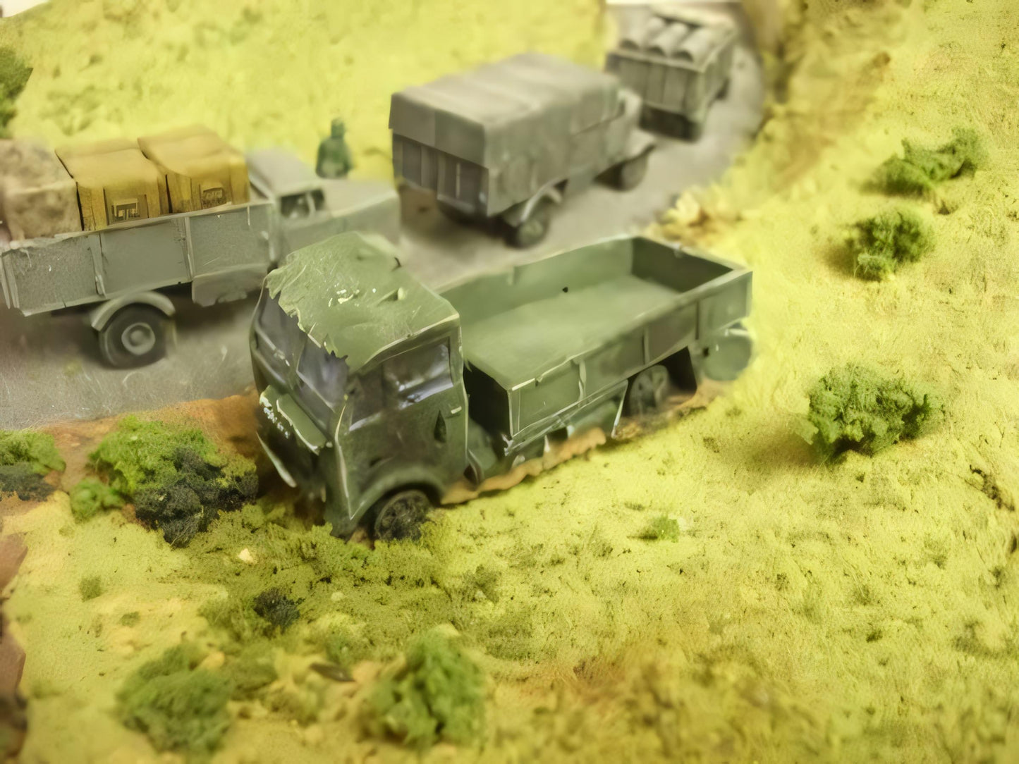 1:72 WRECKED WW2 BRITISH ALBION LORRY